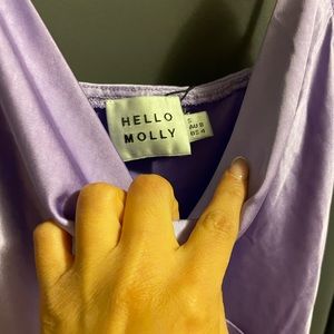 Hello Molly Slip Into The Night Midi Dress Lavender